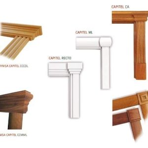 Sobrecercos, molduras y rodapiés